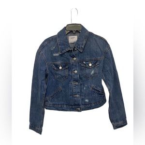 Old Navy Cropped Denim Jean Jacket